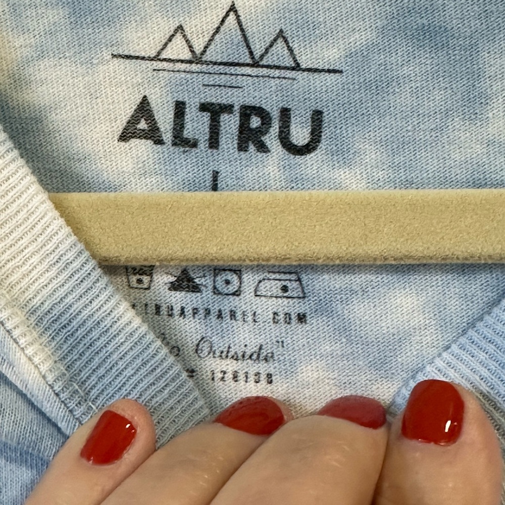 Urban Outfitter Blue And White Tee Shirt Size Unisex Large Pre Owned - Picture 4 of 6